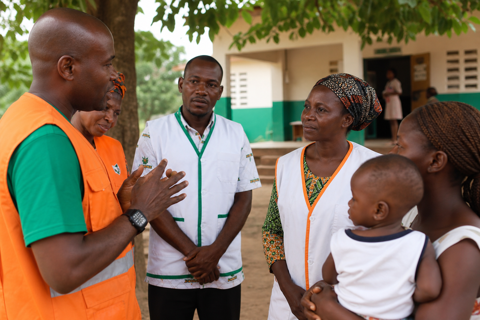 Équipe de l’AIPSP en mission communautaire.